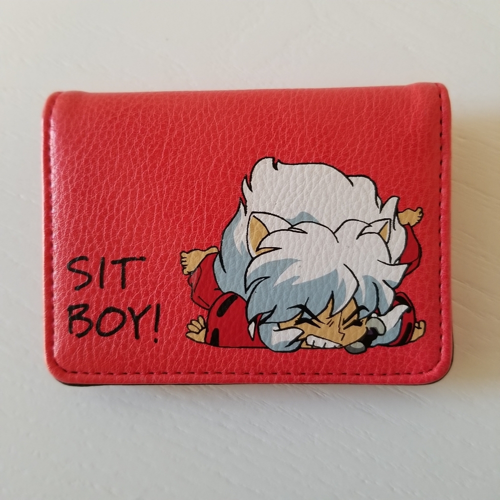 Inuyasha Sit Boy Cardholder Wallet Box Lunch